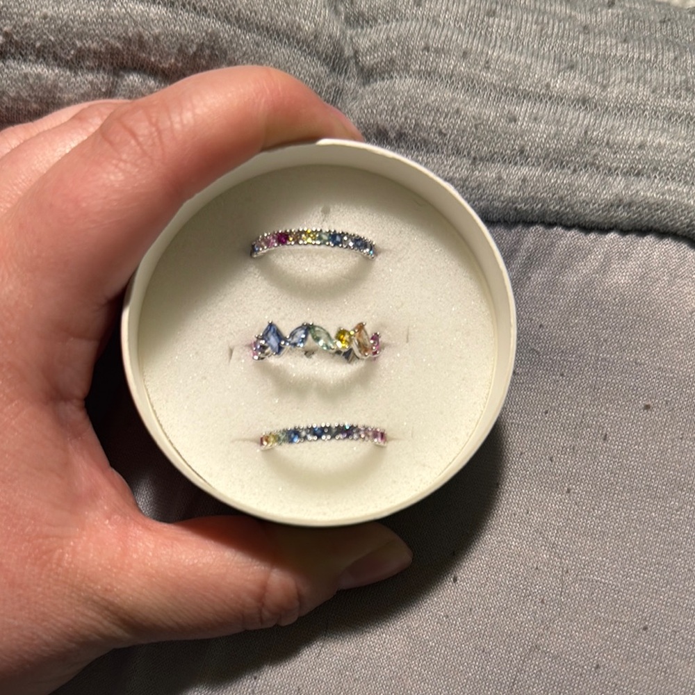 Bomb party mental health awareness size 6 ring.